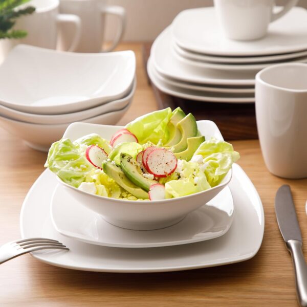 Gibson Home Zen Buffet 16-Piece Porcelain Dinnerware Set
