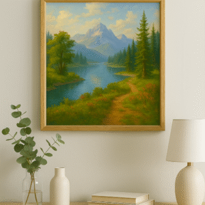 Peaceful Nature Escape Poster - 18" x 24"